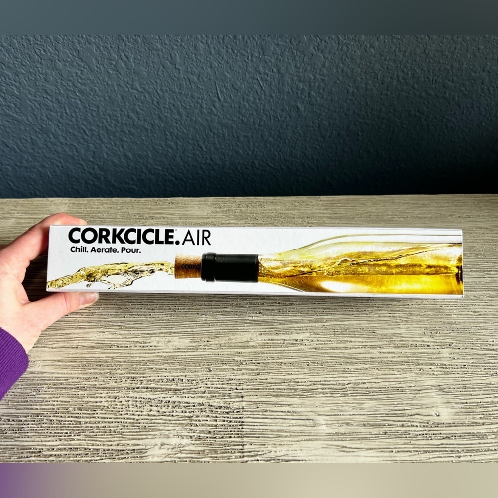 Corkcicle Air Wine Chiller with Gold Accent